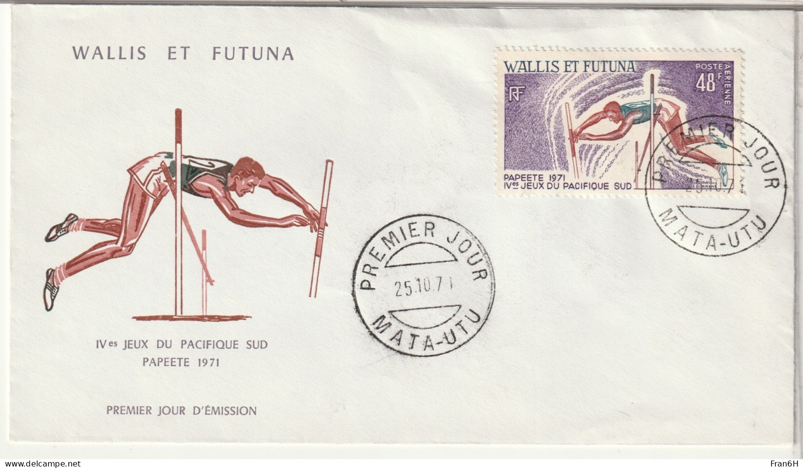 WALLIS ET FUTUNA  - FDC - 1971 - FDC