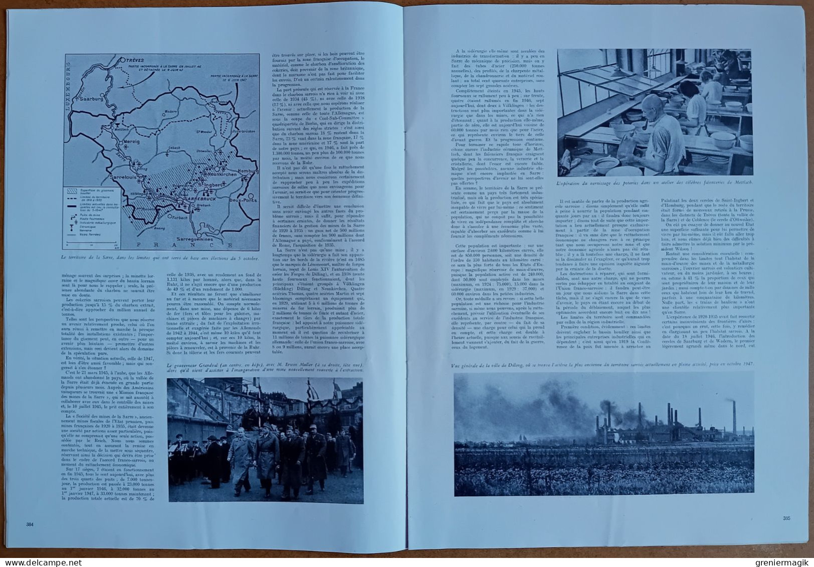 France Illustration N°109 01/11/1947 La Fin De L'Empire Des Indes/La Route Delphinale/Sarre/Ecole De Guerre Soviétique - General Issues