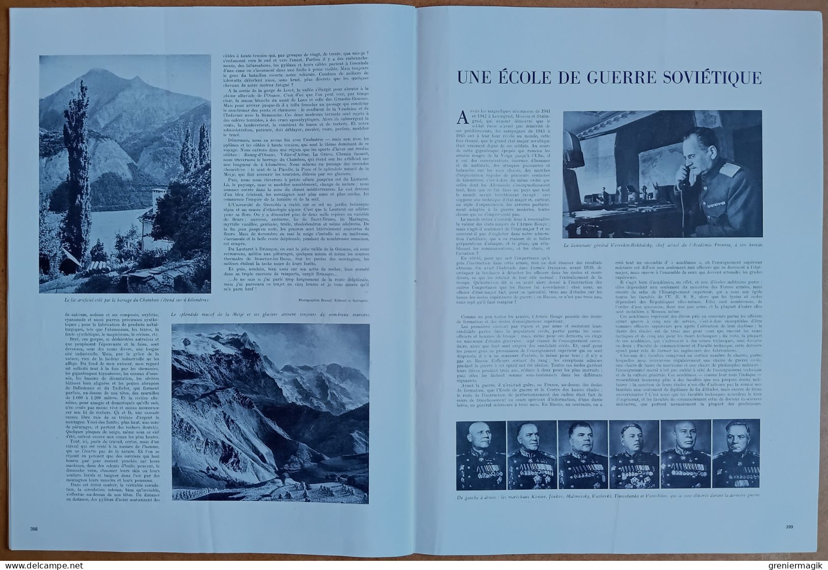 France Illustration N°109 01/11/1947 La fin de l'Empire des Indes/La route Delphinale/Sarre/Ecole de guerre soviétique