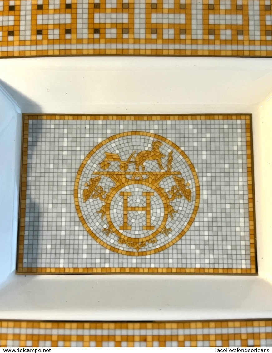 Beautiful Hermes Ashtray Model Mosaique 24 - Porcelana
