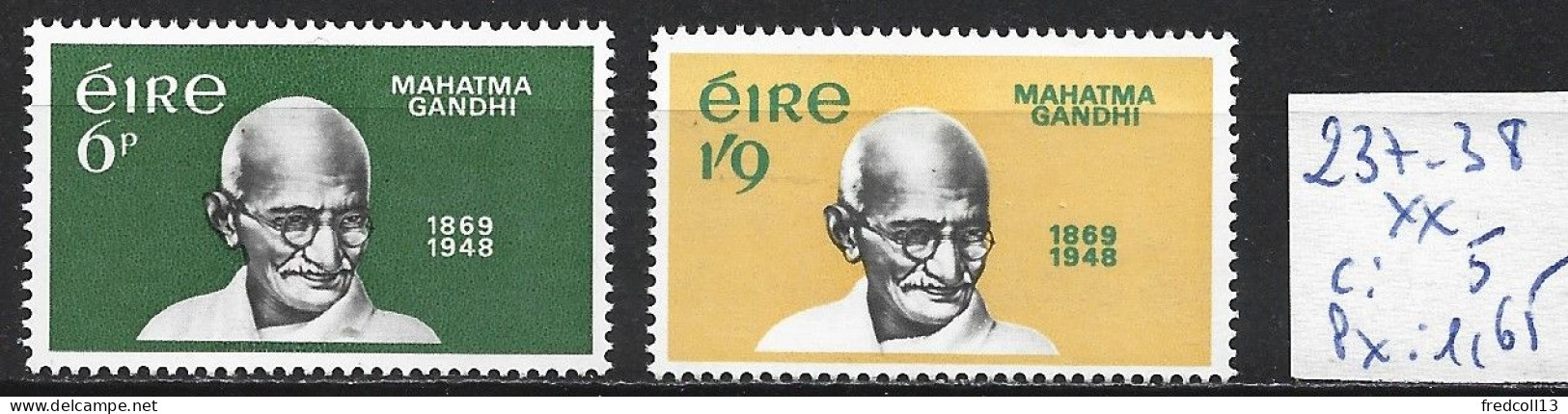 IRLANDE 237-38 ** Côte 5 € - Ongebruikt