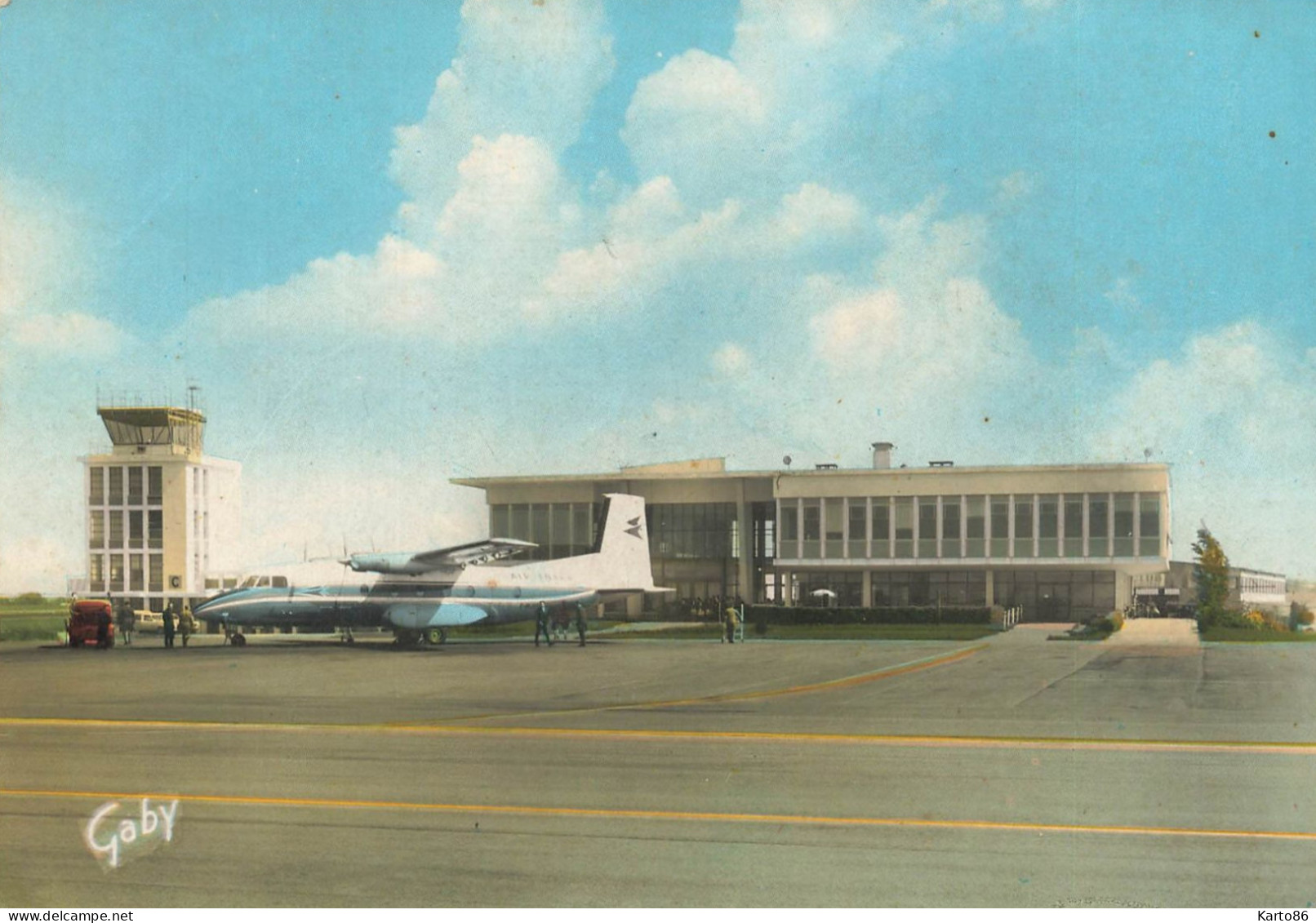 Bouguenais , Près Nantes * Chateau Bougon * L'aérogare Et Le Restaurant * Aéroport Aviation Avion AIR INTER - Bouguenais