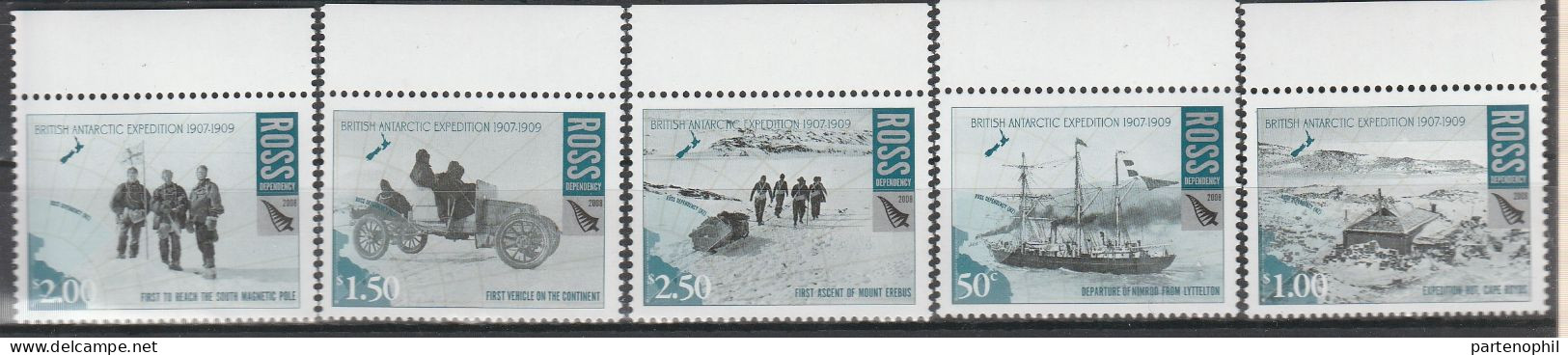 Ross Dependency 2008 British Expedition 1907-1909 MNH - Nuovi