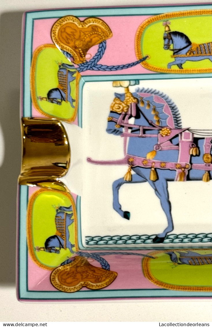 Beautiful Hermes Ashtray Model Cheval D’Orient - Porcellana