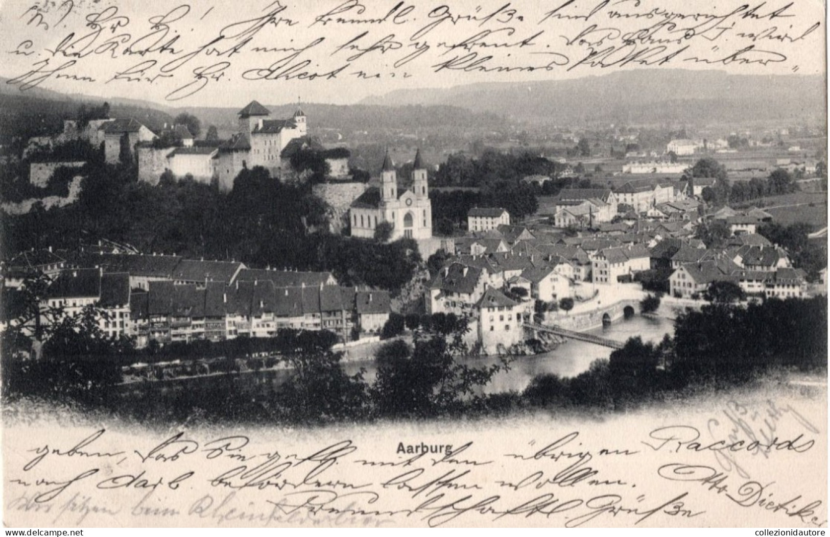 AARBURG - CARTOLINA FP SPEDITA NEL 1904 - Aarburg