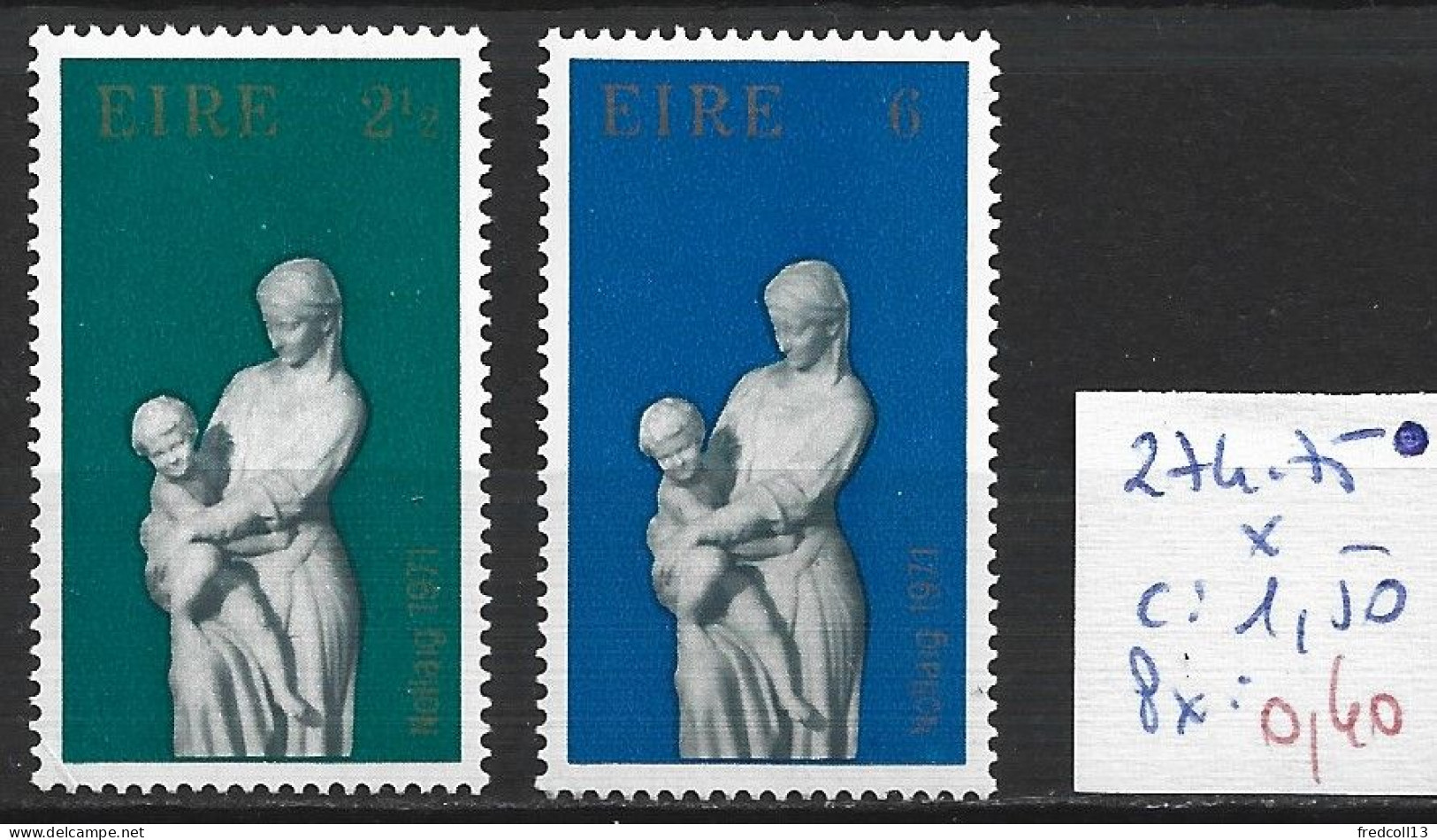 IRLANDE 274-75 * Côte 1.50 € - Ungebraucht