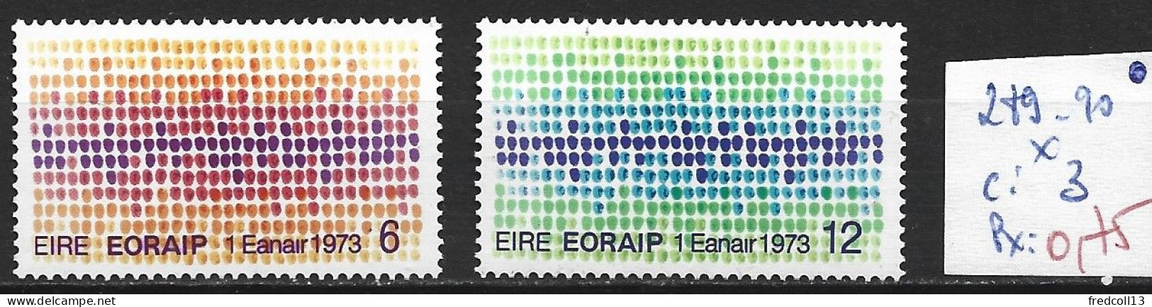 IRLANDE 289-90 * Côte 3 € - Nuovi