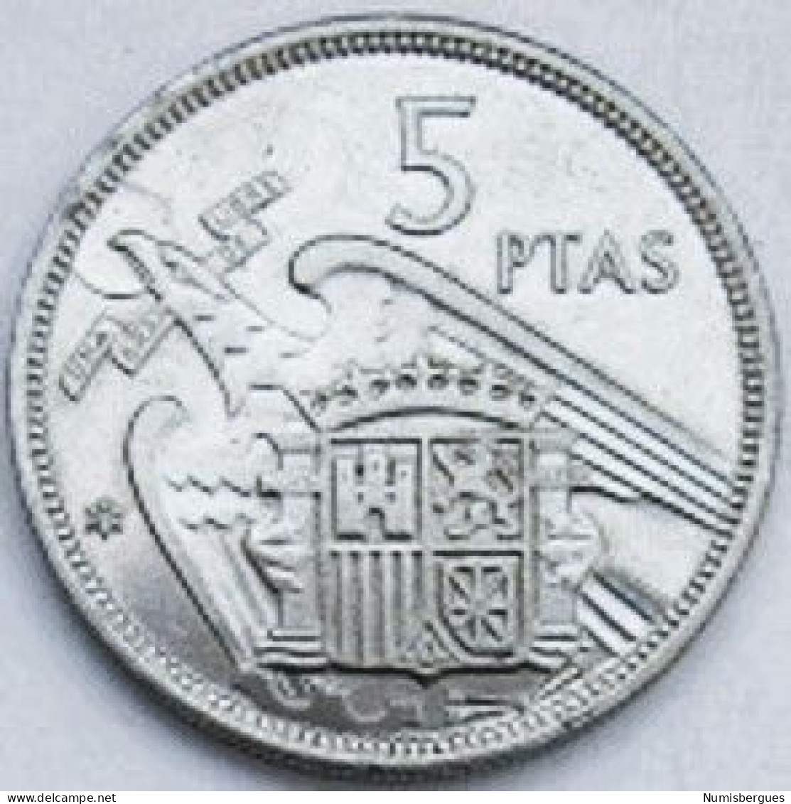 Pièce De Monnaie 5 Pesetas 1973 - 5 Pesetas