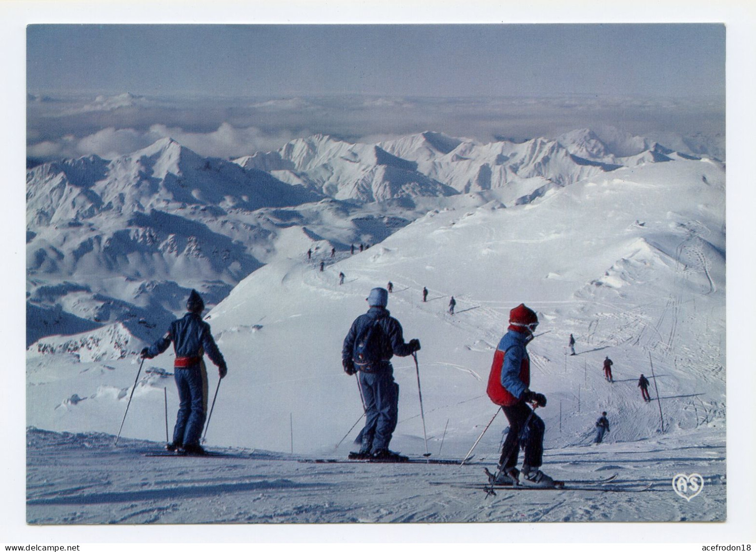 Savoie - Val Thorens - Les Trois Vallées - Skieurs Sur Les Pistes - Val Thorens