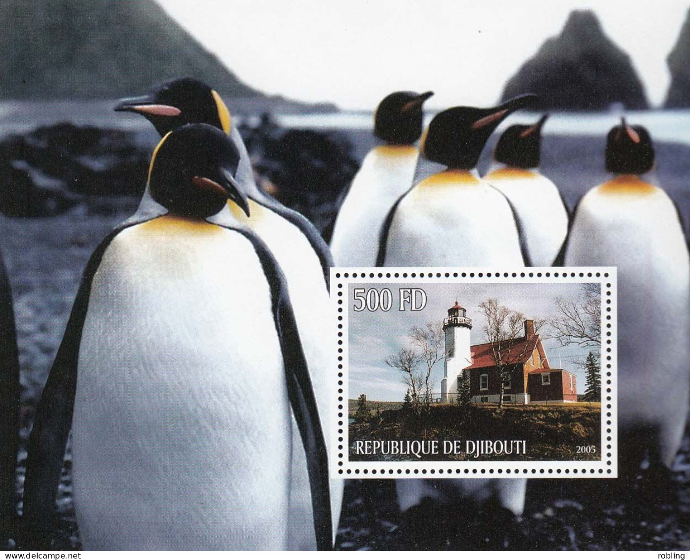 Djibouti 2005. Penguins. MNH 30972 - Pinguini