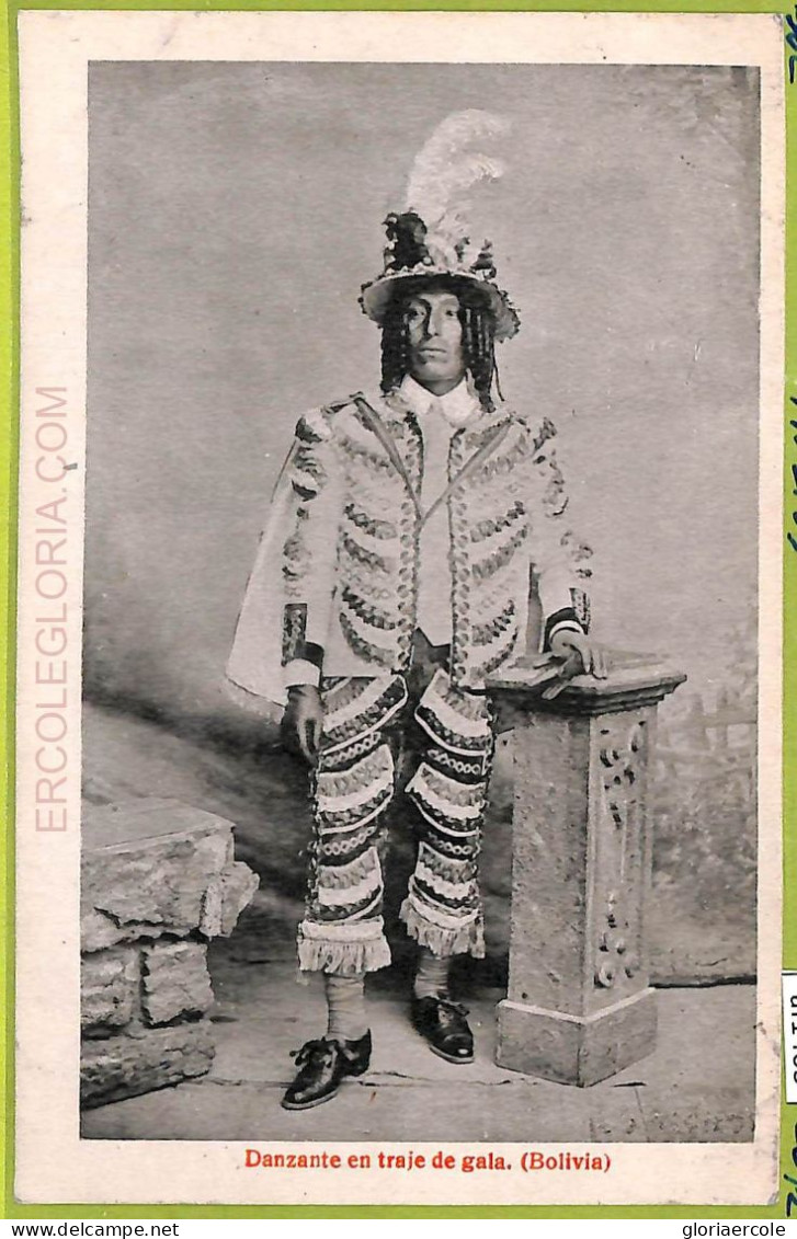 Af1403 - BOLIVIA - Vintage Postcard - Indos - Ethnic - Amerika