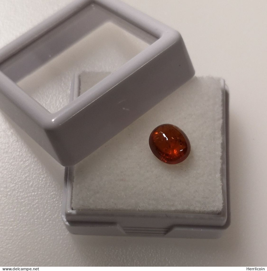 Grenat Spessartite Naturel Cabochon De Namibie - 1.86 Carat - 7.4 X 6.3 X 3.6 Mm - Other & Unclassified