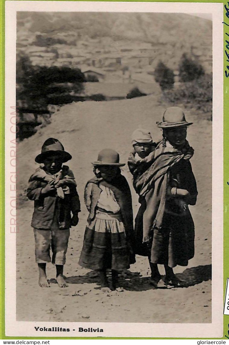 Af1406 - BOLIVIA - Vintage Postcard - Yokallitas - Indos - America