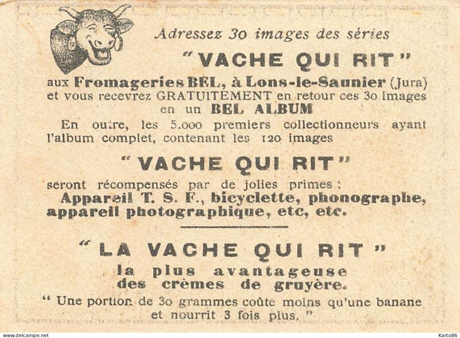 Benjamin RABIER * Image Chromo Illustrateur Rabier * La Leçon De Java * Publicité La Vache Qui Rit * Danse Chat Lapin - Rabier, B.