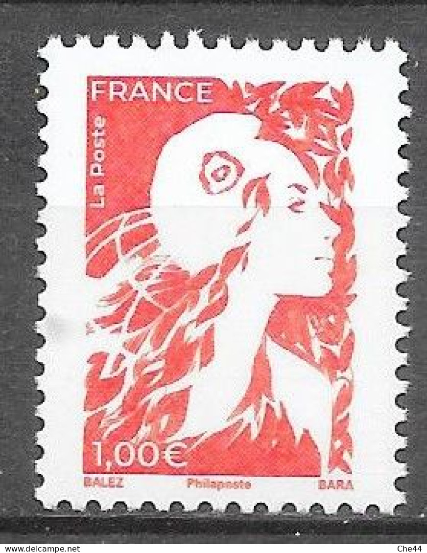 Timbre 1,00 € : Orange - Marianne De L'Avenir 2023 - Timbre Gommé. N° à Venir Chez YT. - 2023-... Marianne De L’avenir