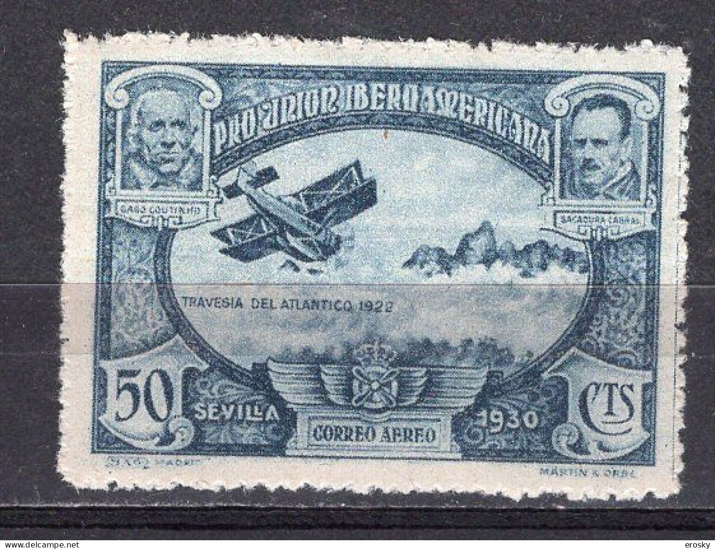 T0312 - ESPANA ESPAGNE AERIENNE Yv N°78 * - Unused Stamps