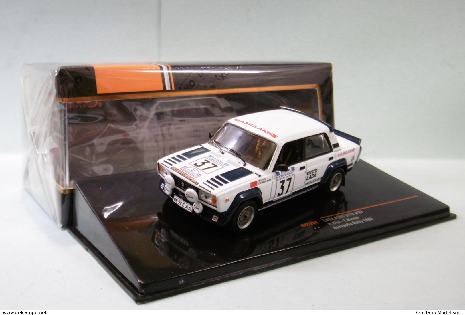 Ixo - LADA 2105 VFTS #37 Acropolis Rally 1983 Ohu - Diener Réf. RAC294 NBO Neuf 1/43 - Ixo