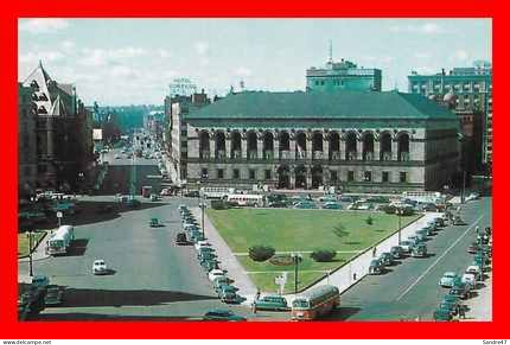 CPSM/pf BOSTON (Etats-Unis) The Boston Public Library..*4828 - Boston