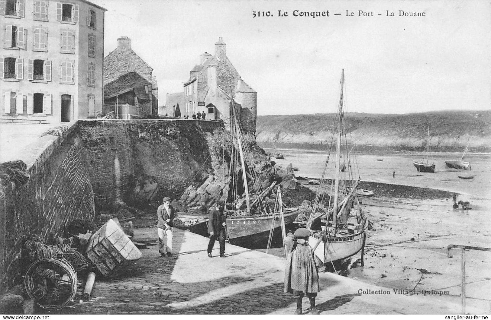 CPA 29 LE CONQUET / LE PORT / LA DOUANE - Le Conquet