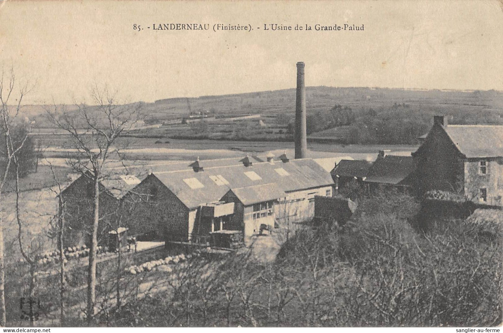 CPA 29 LANDERNEAU / USINE DE LA GRANDE PALUD - Landerneau