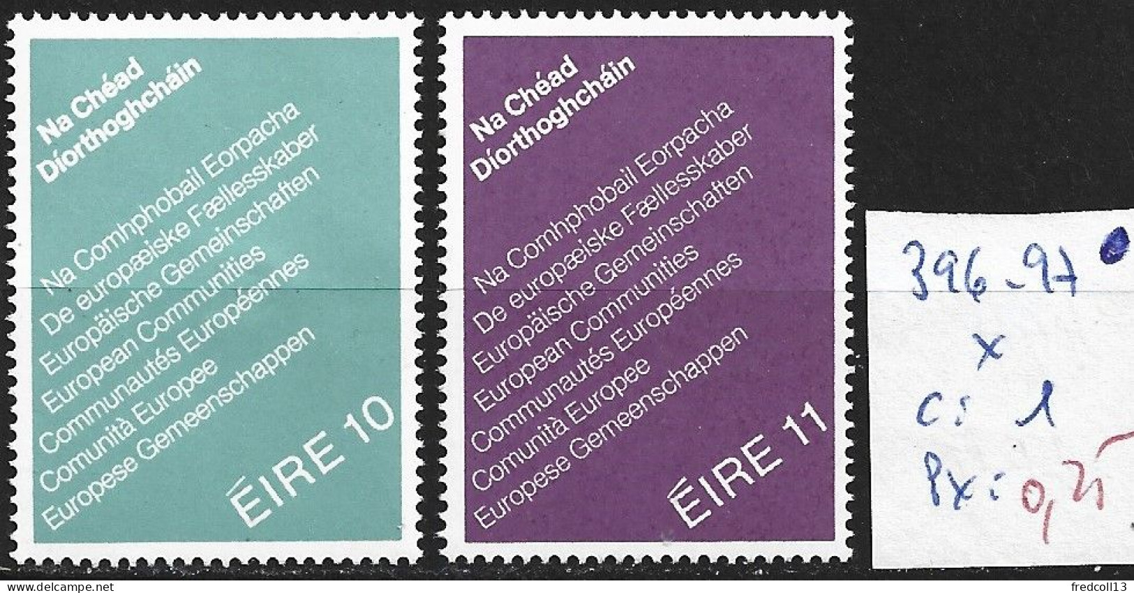 IRLANDE 396-97 * Côte 1 € - Nuovi