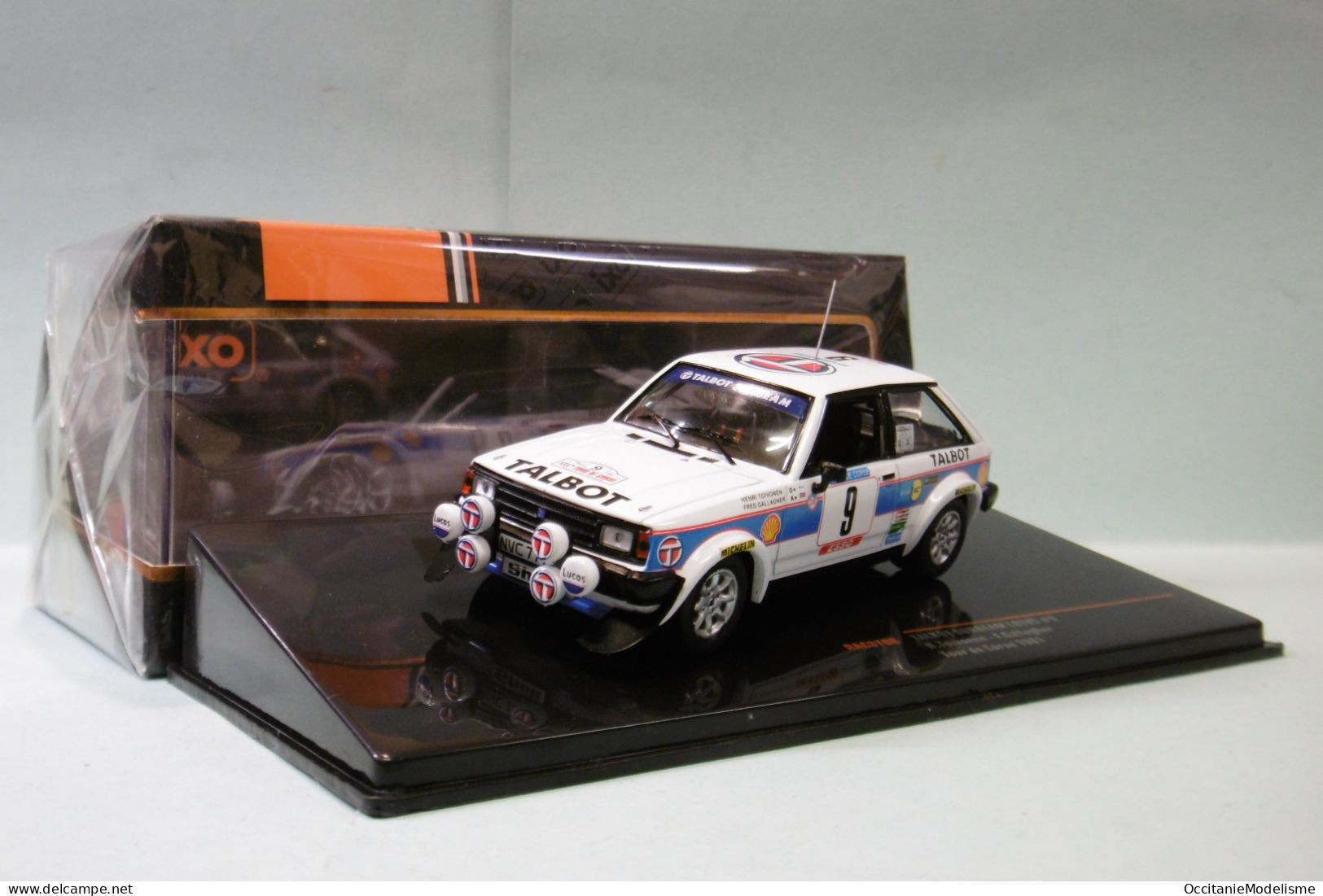 Ixo - TALBOT SUNBEAN LOTUS #9 Tour De Corse 1981 Toivonen - Gallagher Réf. RAC370B NBO Neuf 1/43 - Ixo