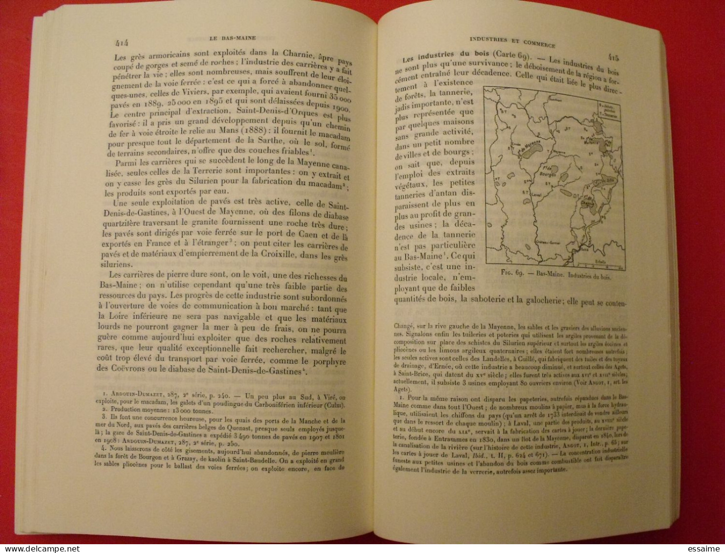 Le Bas-Maine, étude Géographique. René Musset. Cantin, Laval 1978. - Pays De Loire