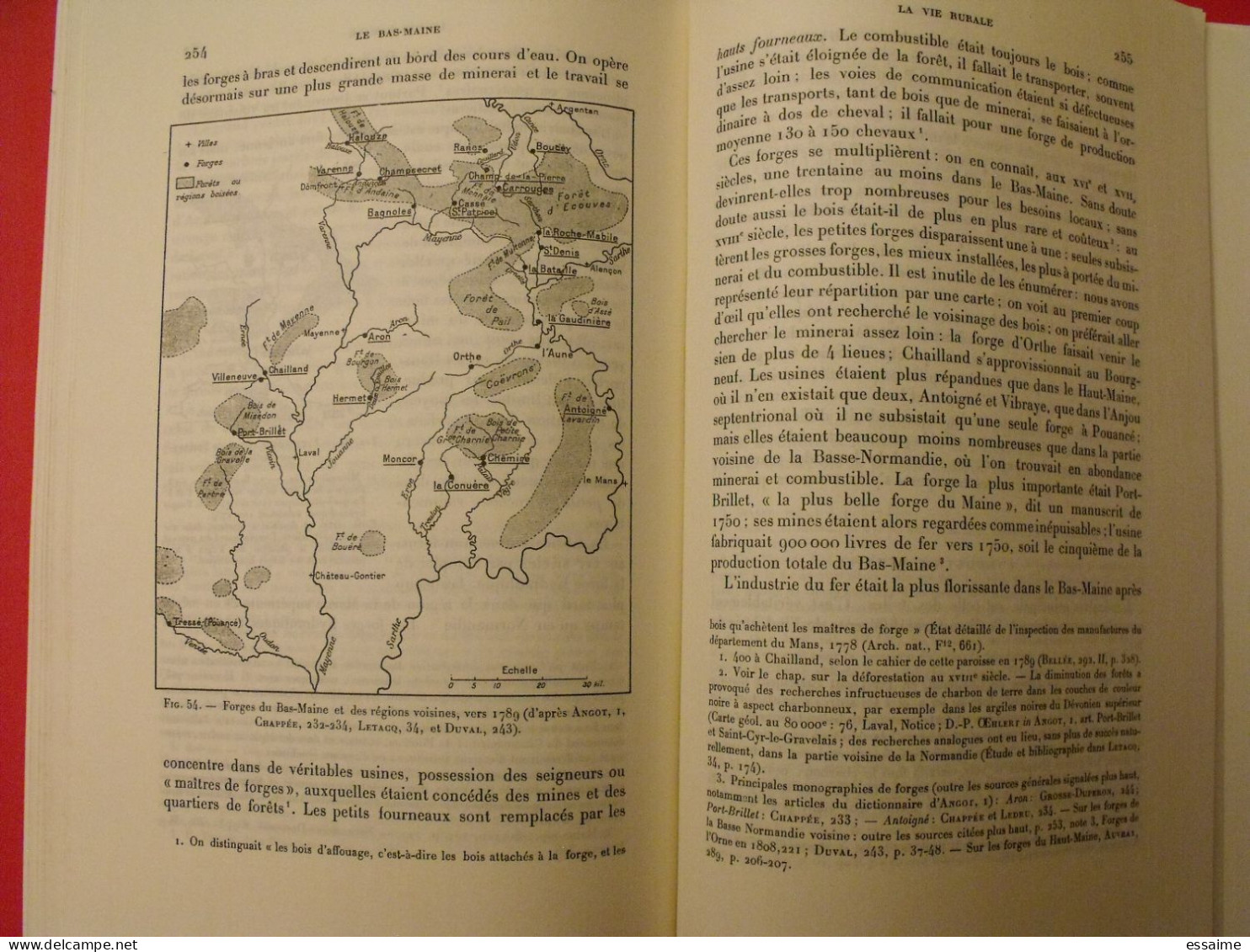 Le Bas-Maine, étude géographique. René Musset. Cantin, Laval 1978.