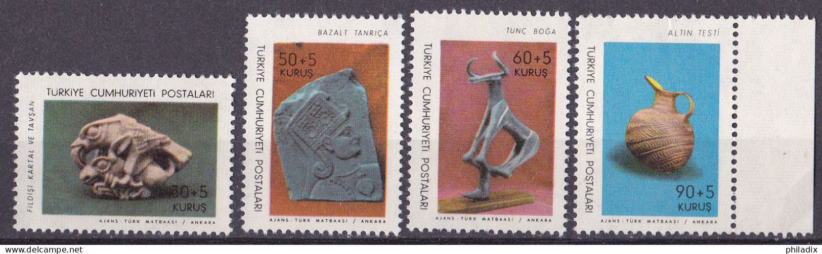 Türkei Satz Von 1966 **/MNH (A4-6) - Unused Stamps