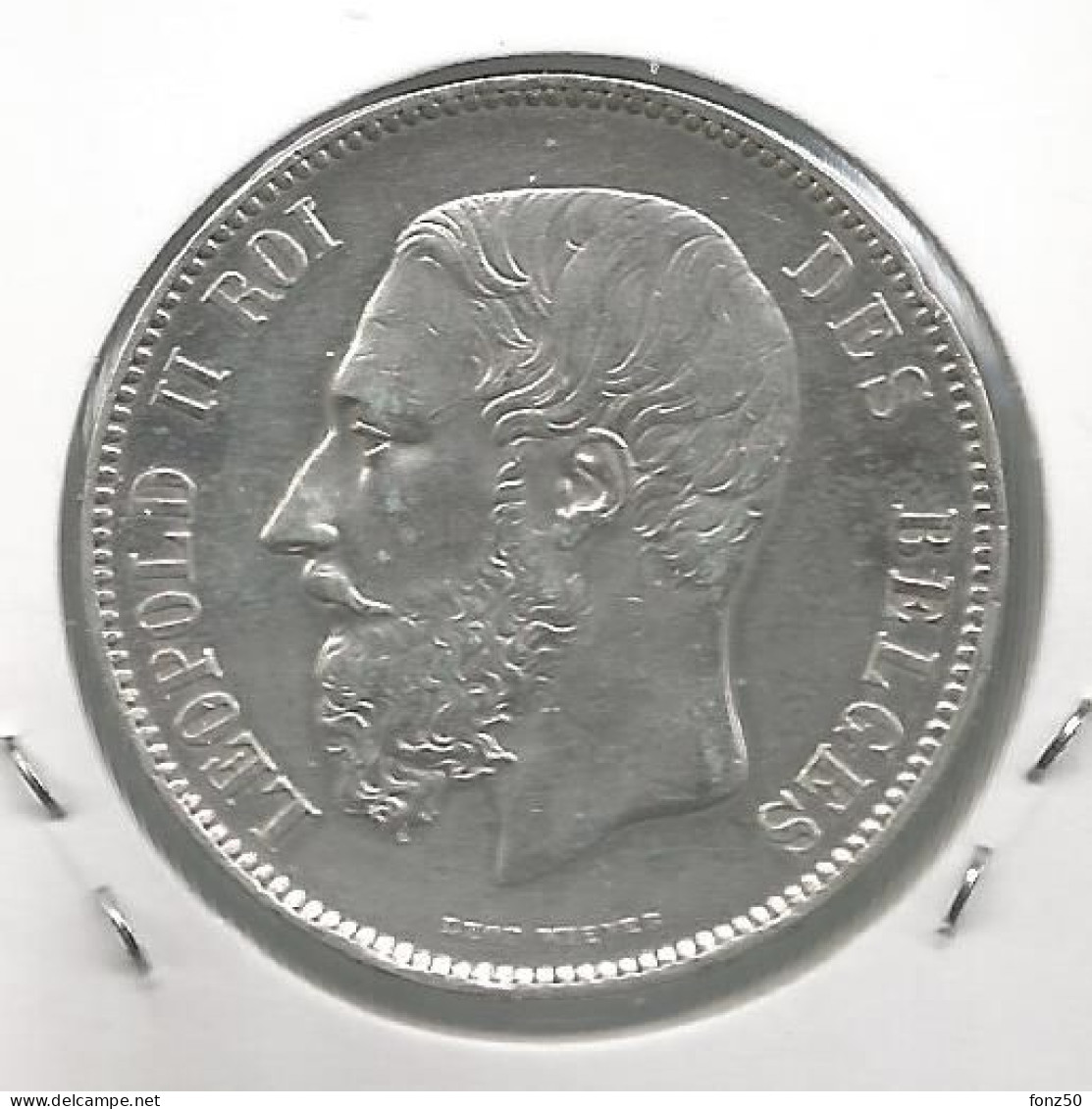 LEOPOLD II * 5 Frank1870 * Prachtig / FDC * Nr 11018 - 5 Frank