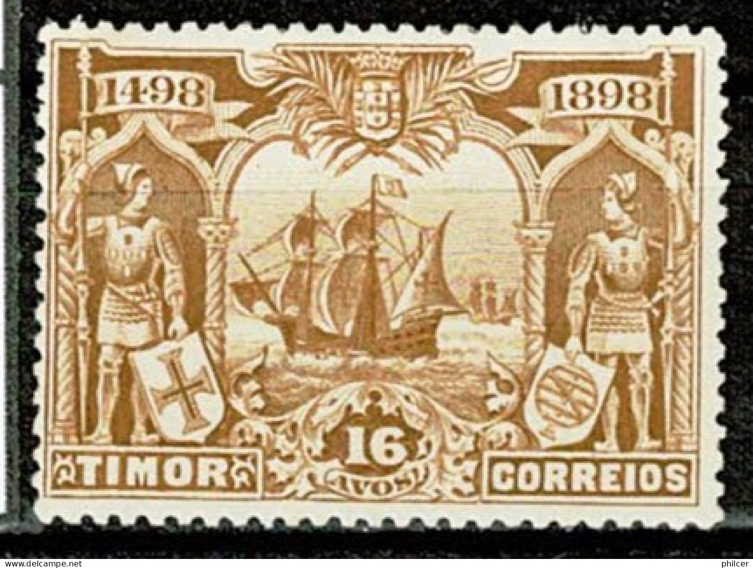 Timor, 1898, # 56, MH - Timor