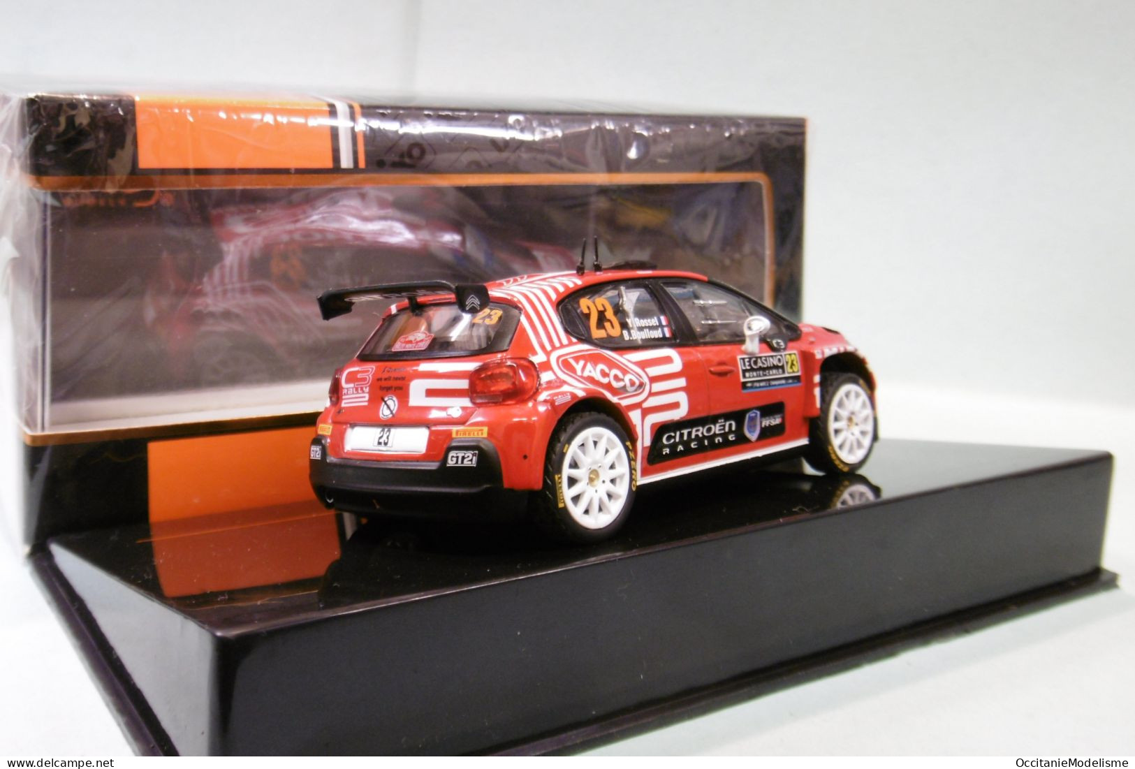 Ixo - CITROEN C3 RALLY2 #23 Rallye Monte-Carlo 2022 Rossel - Boulloud Réf. RAM843 NBO Neuf 1/43 - Ixo