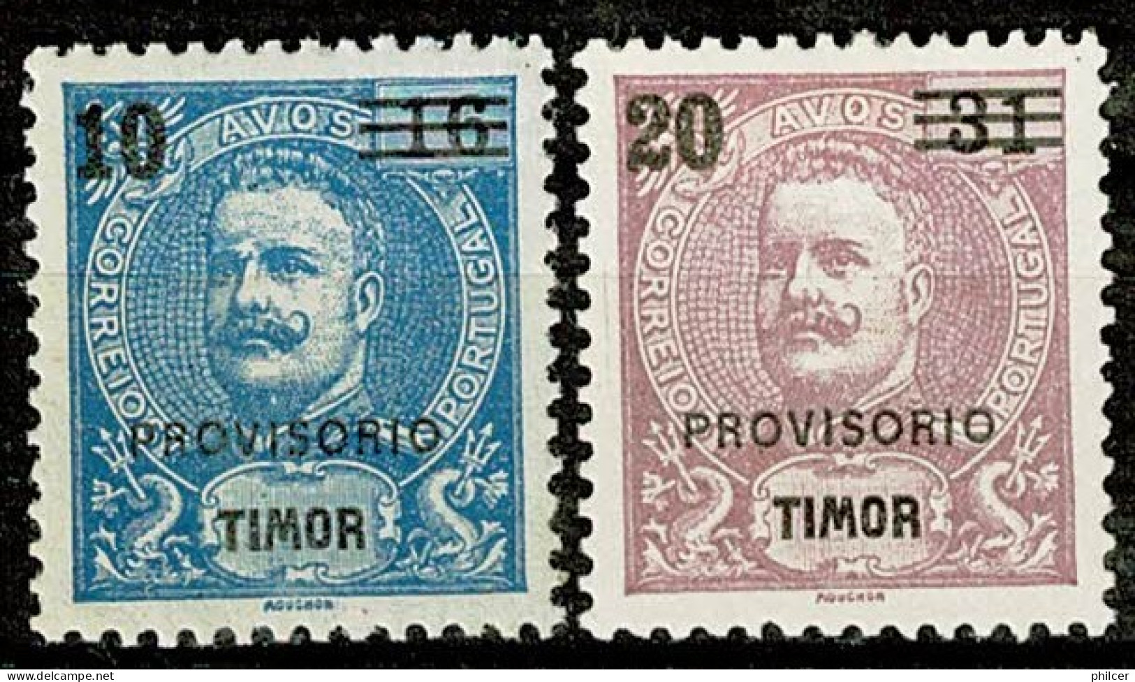 Timor, 1899, # 74/5, MH - Timor