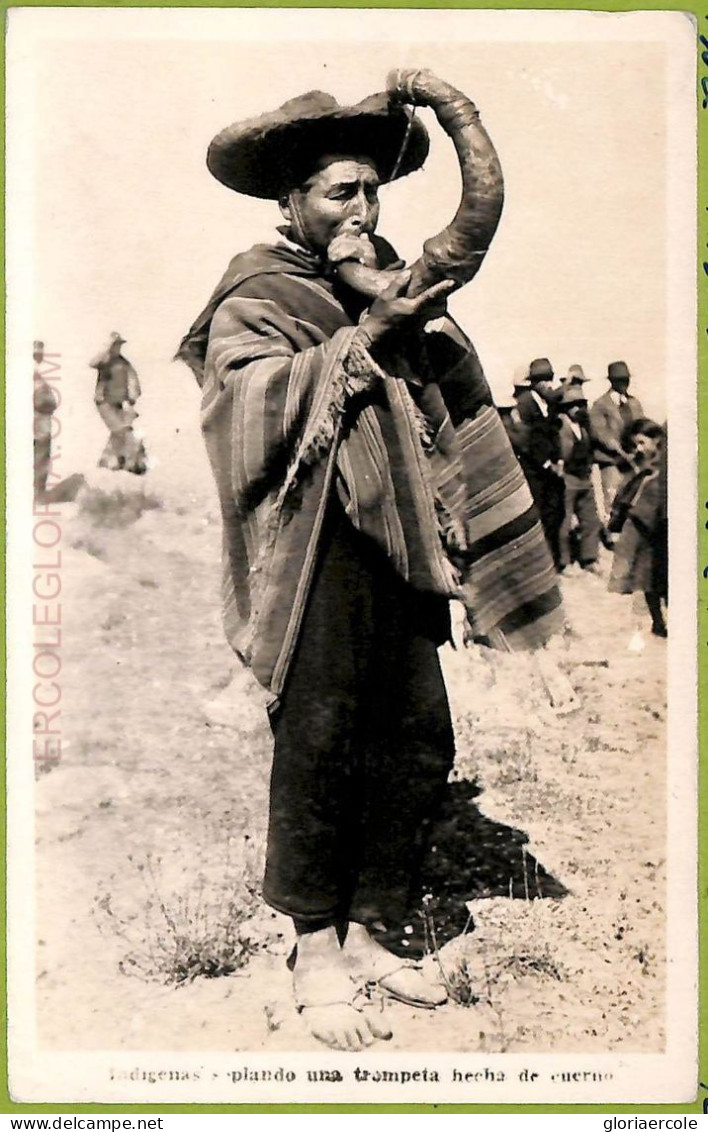 Af1449 - BOLIVIA - Vintage Postcard - Indios - Real Photo - Bolivie