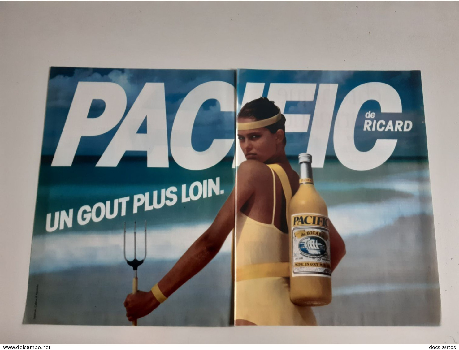 Pacific De Ricard - Publicité De Presse - Alcohol