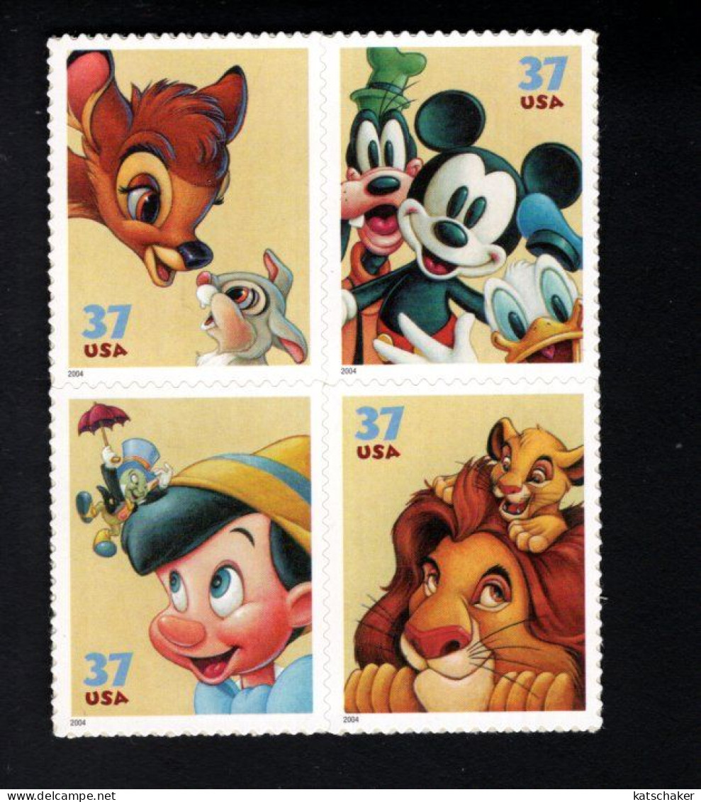 1959273766 2004 SCOTT 3868A (XX) POSTFRIS MINT NEVER HINGED  - THE ART OF DISNEY - FRIENDSHIP - Unused Stamps