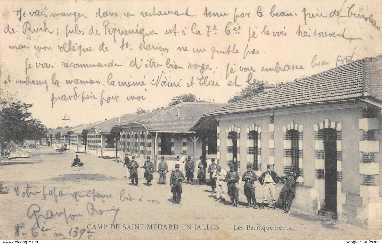 CPA 33 CAMP DE SAINT MEDARD EN JALLES / LES BARRAQUEMENTS - Other & Unclassified