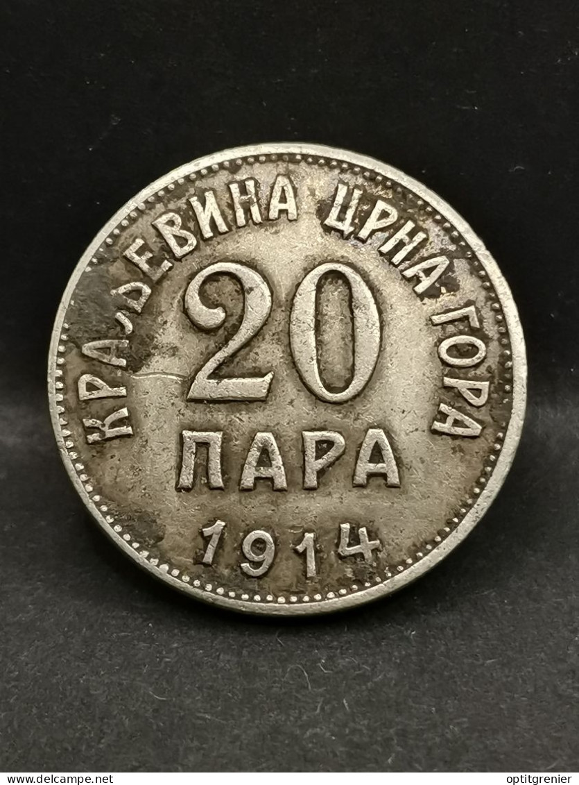 20 PARA 1914 NICHOLAS Ier MONTENEGRO / En Nickel - Andere - Europa