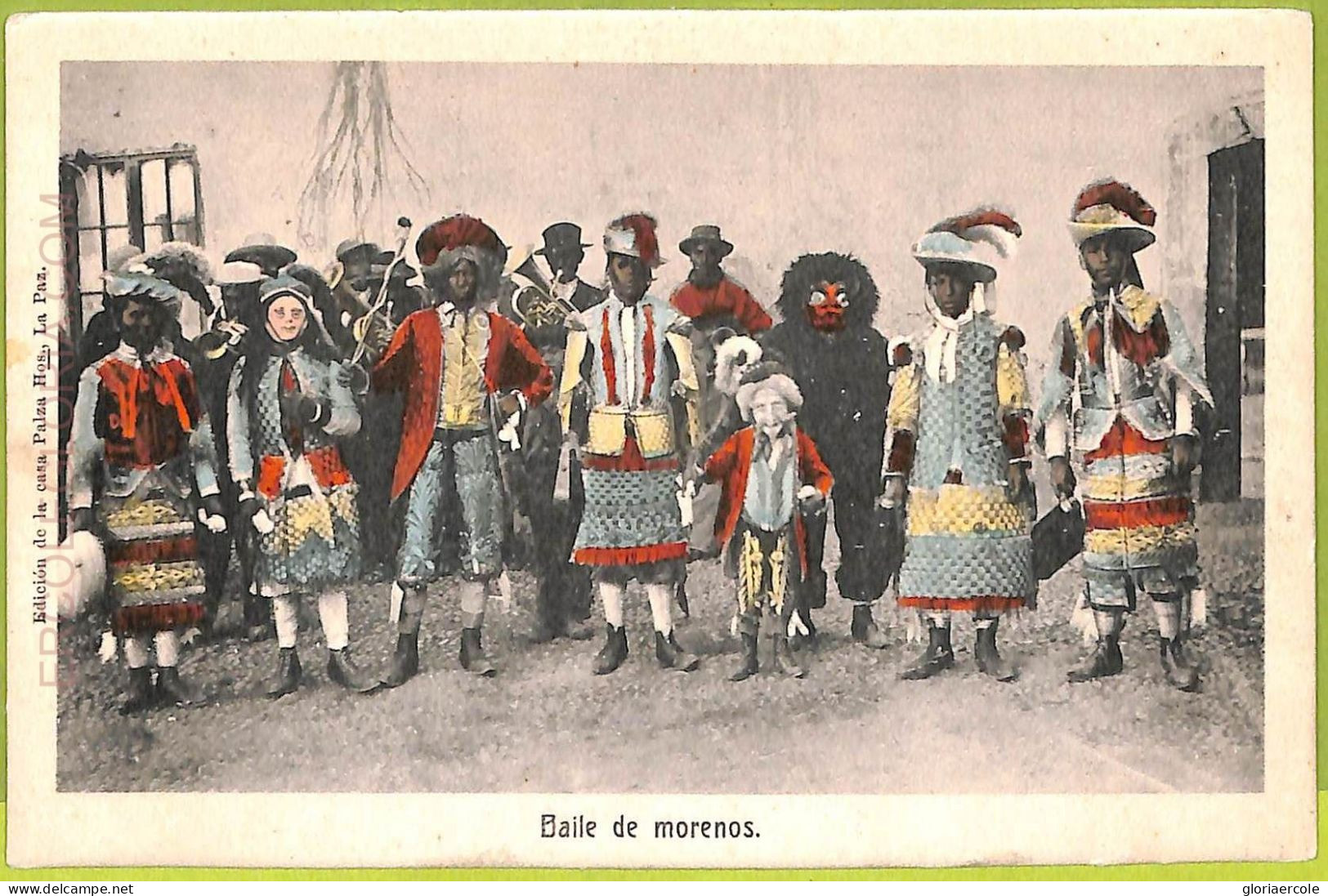 Af1452 - BOLIVIA - Vintage Postcard - Ethnic - Amerika