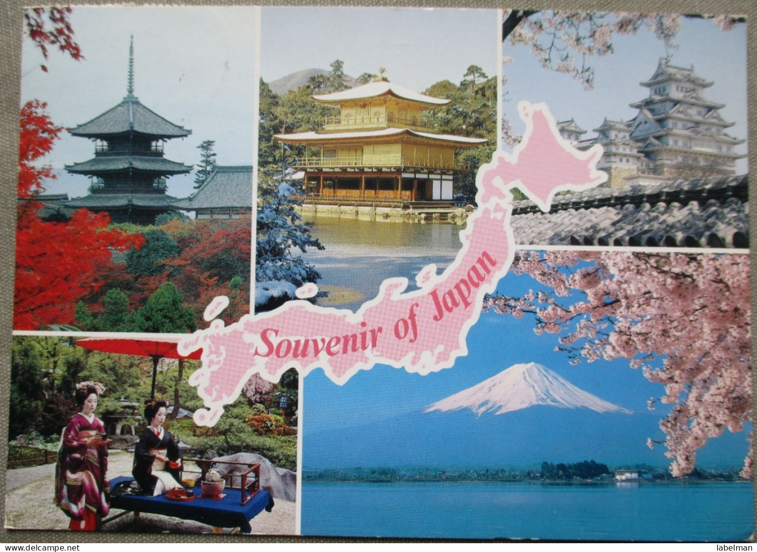 JAPAN PAGODA HIMEJI JO CASTLE POSTCARD ANSICHTSKARTE CARTOLINA PHOTO CARD CARTE POSTALE CP PC AK KARTE - Osaka