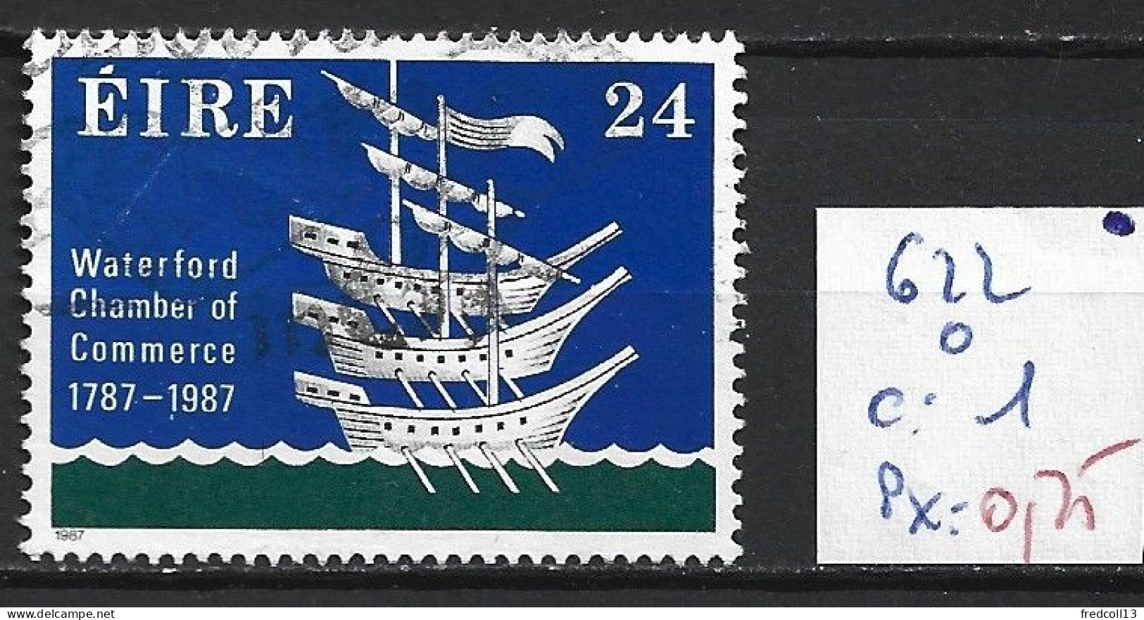 IRLANDE 622 Oblitéré Côte 1 € - Gebraucht