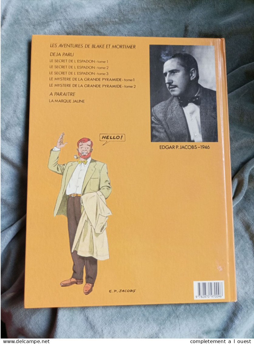 Blake et Mortimer Edgar P. Jacobs intégrale Dargaud Tintin