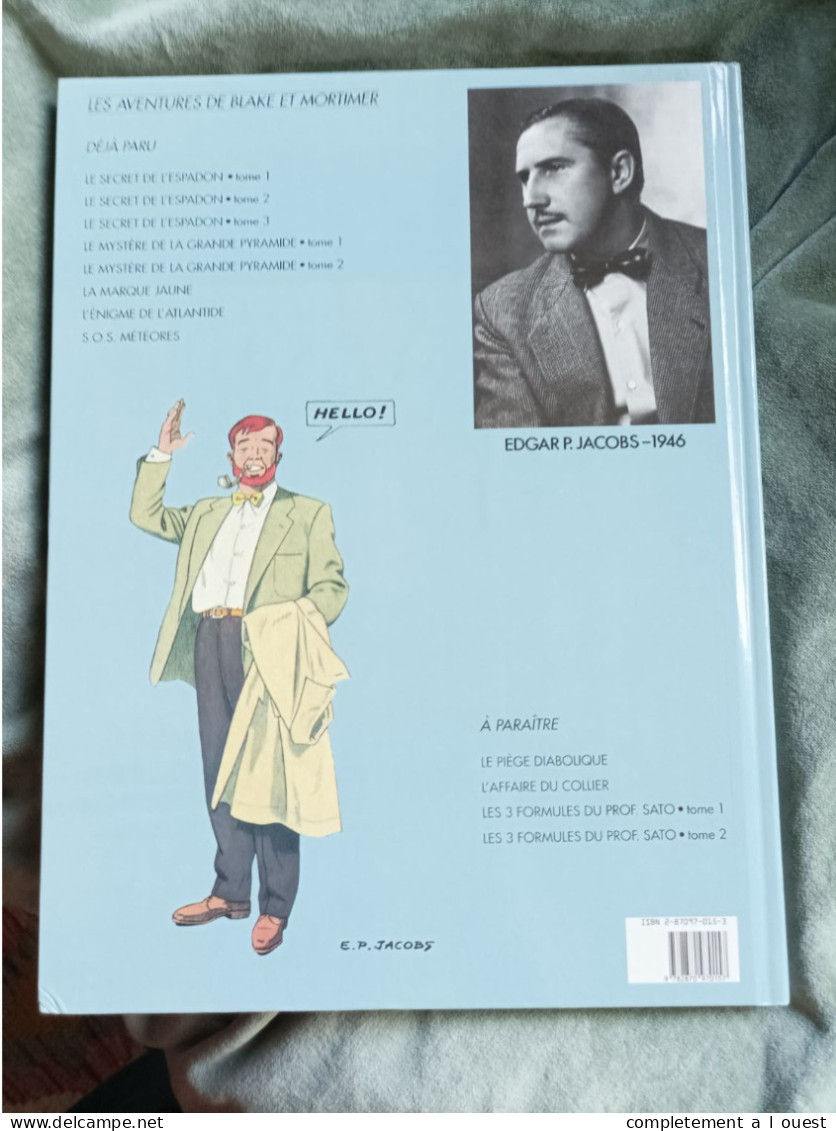 Blake et Mortimer Edgar P. Jacobs intégrale Dargaud Tintin