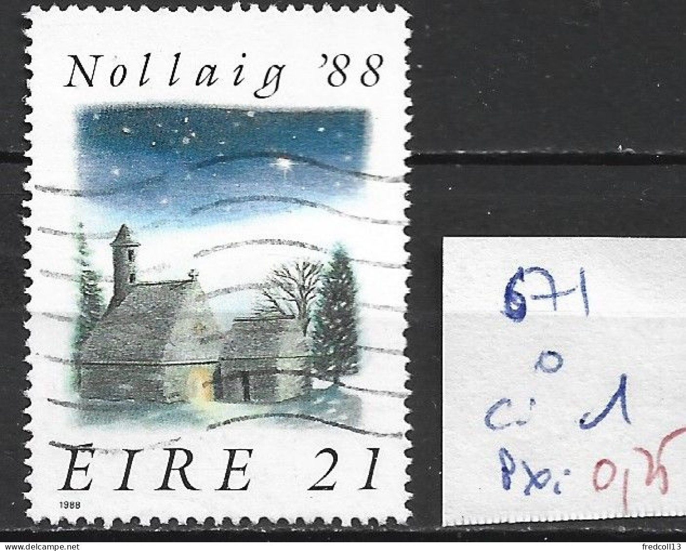 IRLANDE 671 Oblitéré Côte 1 € - Gebraucht