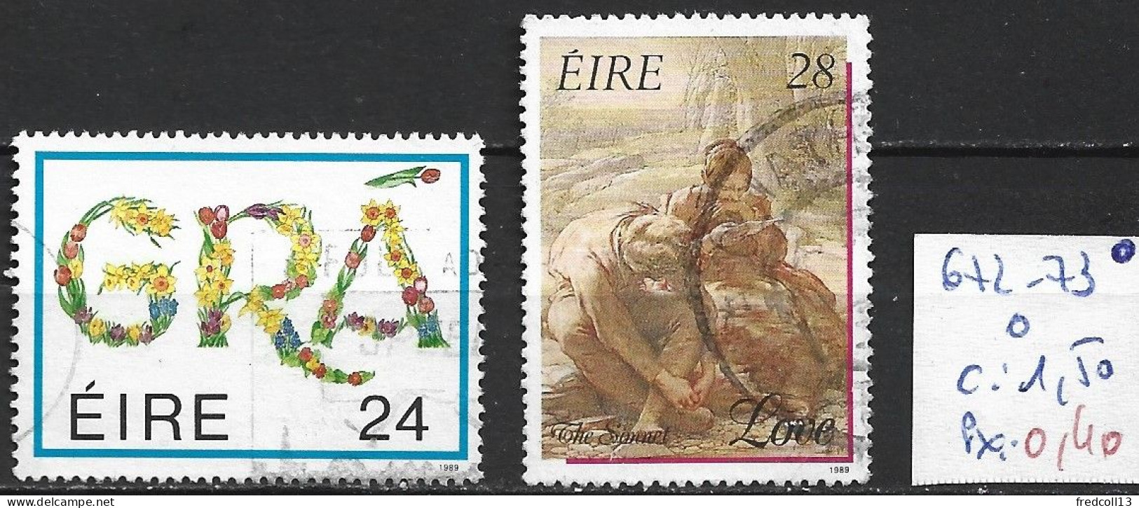 IRLANDE 672-73 Oblitérés Côte 1.50 € - Used Stamps