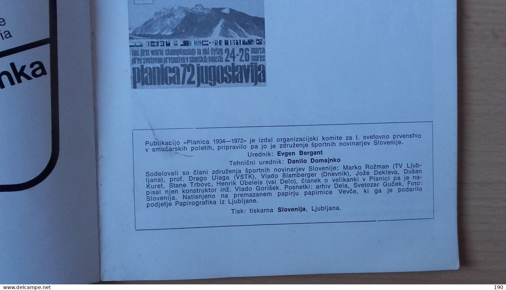 Ski Jumping.FIS.Planica 1934-1972 - Slav Languages