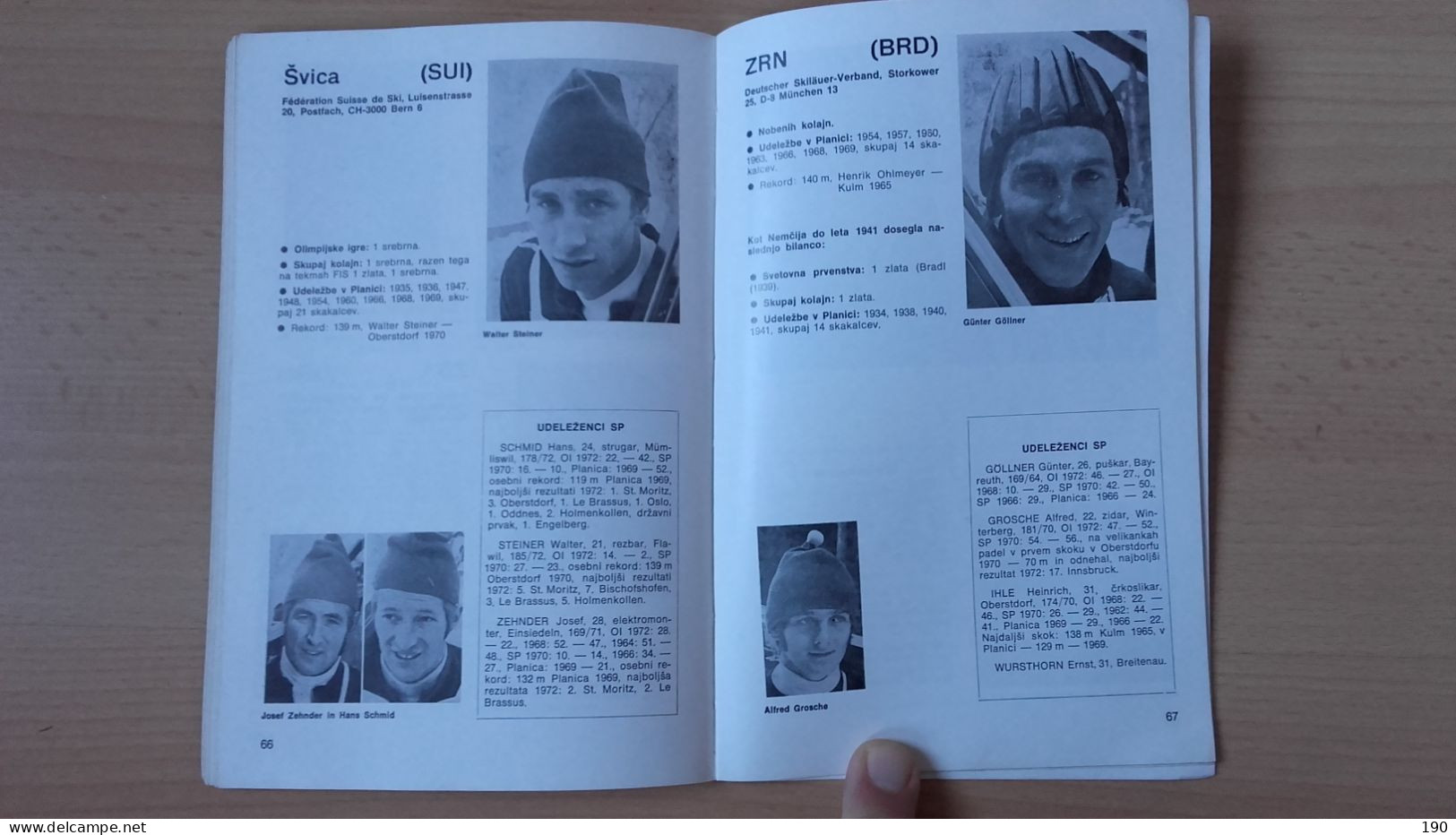 Ski Jumping.FIS.Planica 1934-1972 - Slawische Sprachen