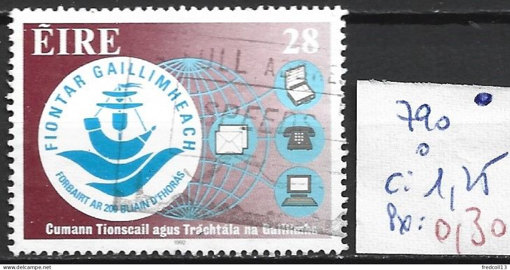 IRLANDE 790 Oblitéré Côte 1.25 € - Used Stamps