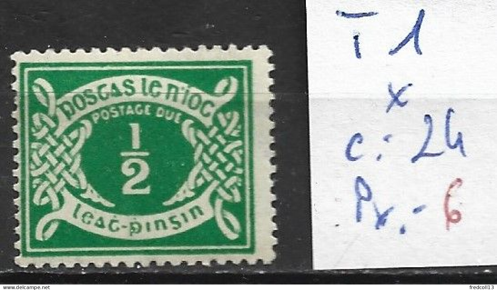 IRLANDE TAXE 1 * Côte 24 € - Postage Due