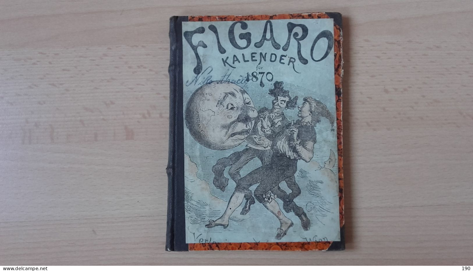 Figaro Kalender Fur 1870 - Libros Antiguos Y De Colección